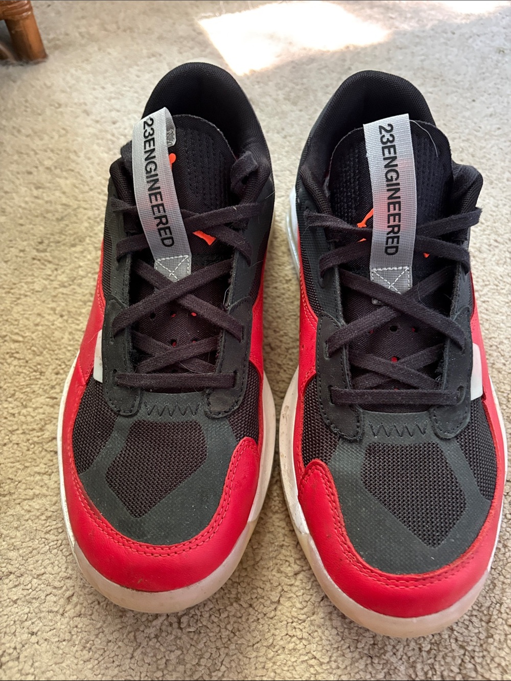 Jordan Men’s Athletic Shoes in Black, Red, White